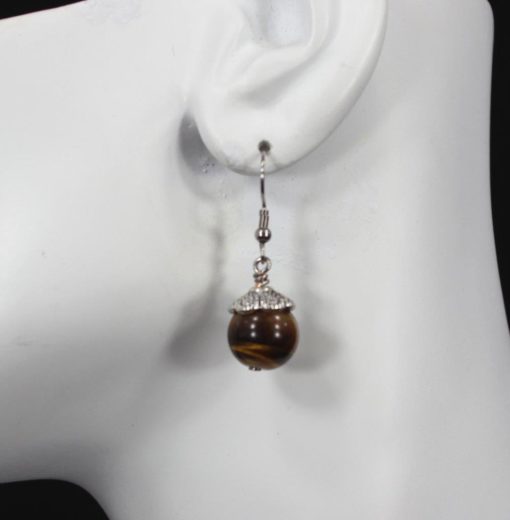 Tiger Eye Earrings - Image 2