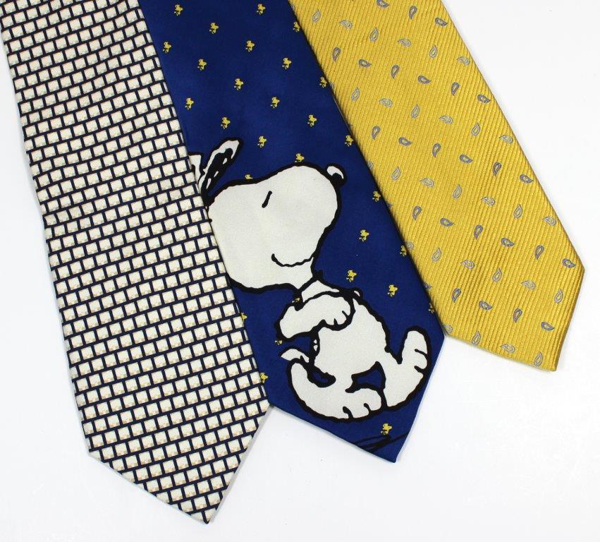 Snoopy & Woodstock Silk Tie Infinity Scarf