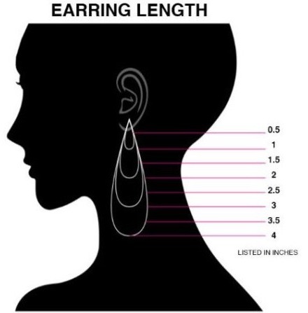 Sapphire Wood Earrings