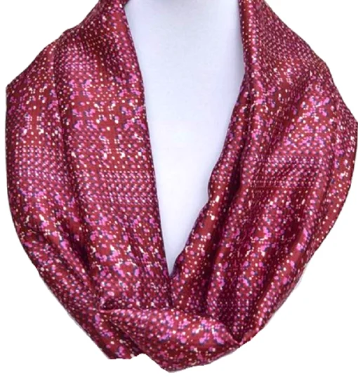 Maroon Spectacular Infinity Scarf