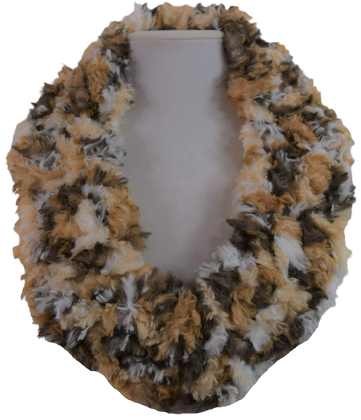 Tiger Fur Crochet Scarf